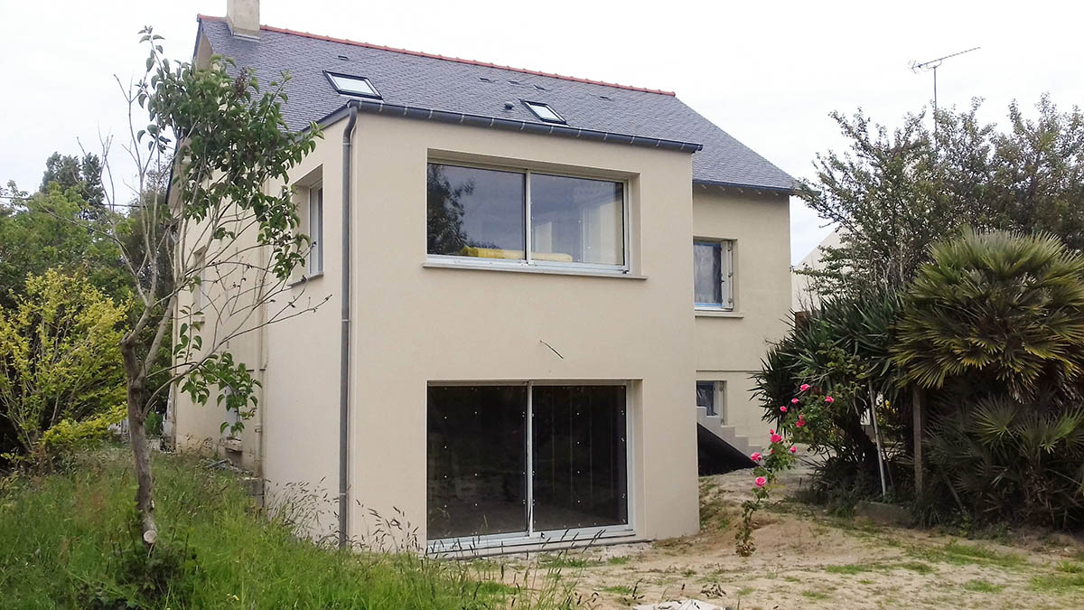 Extension d'une maison 