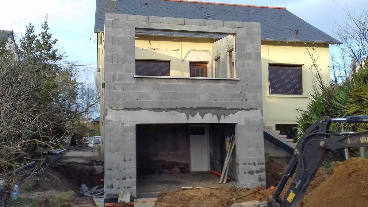 Extension d'une maison 