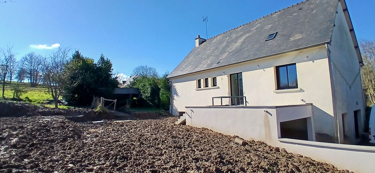 Réalisation d'une Extension en Terrasse à Dol de Bretagne