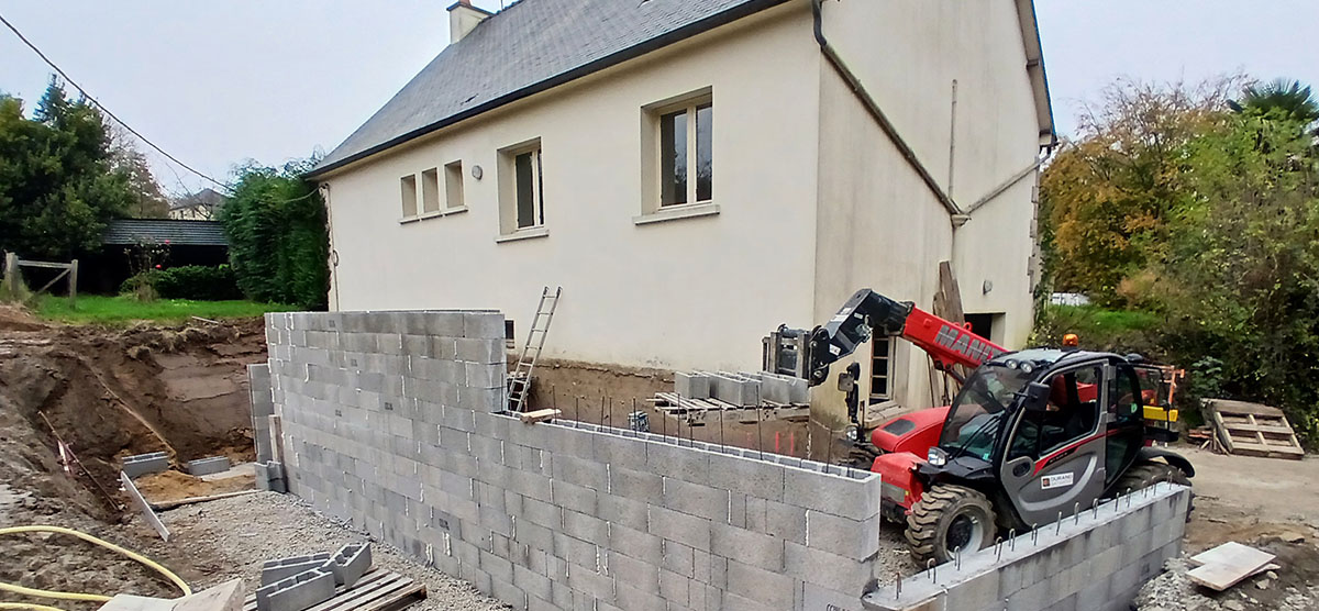 Réalisation d'une Extension en Terrasse à Dol de Bretagne