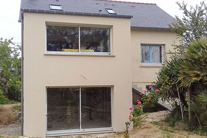 Extension d'une maison 